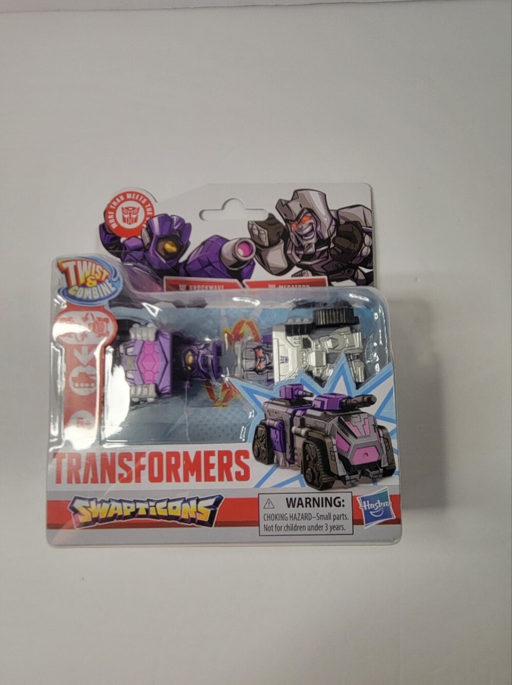 Hasbro Transformers Swapticons Figure - Purple and Silver